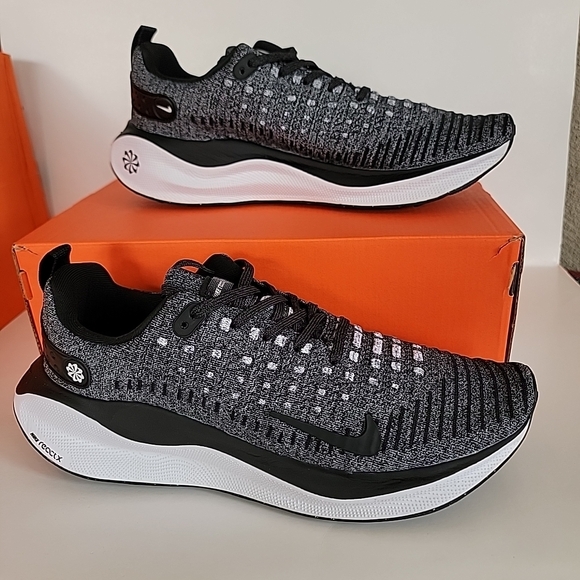 Nike Men\'s ReactX Infinity Run 4 Black White Sneakers Size 8.5 DR2665-003 main image 5